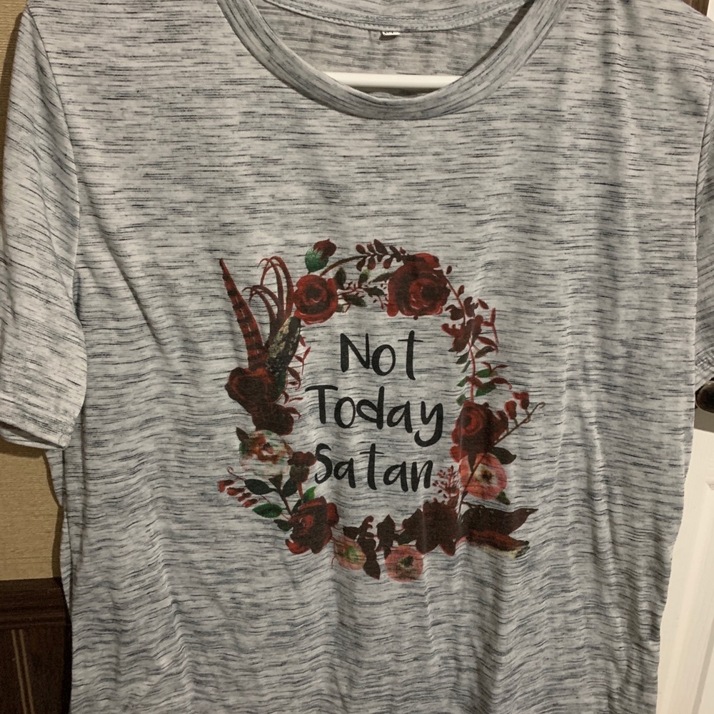 Not today satan tee
